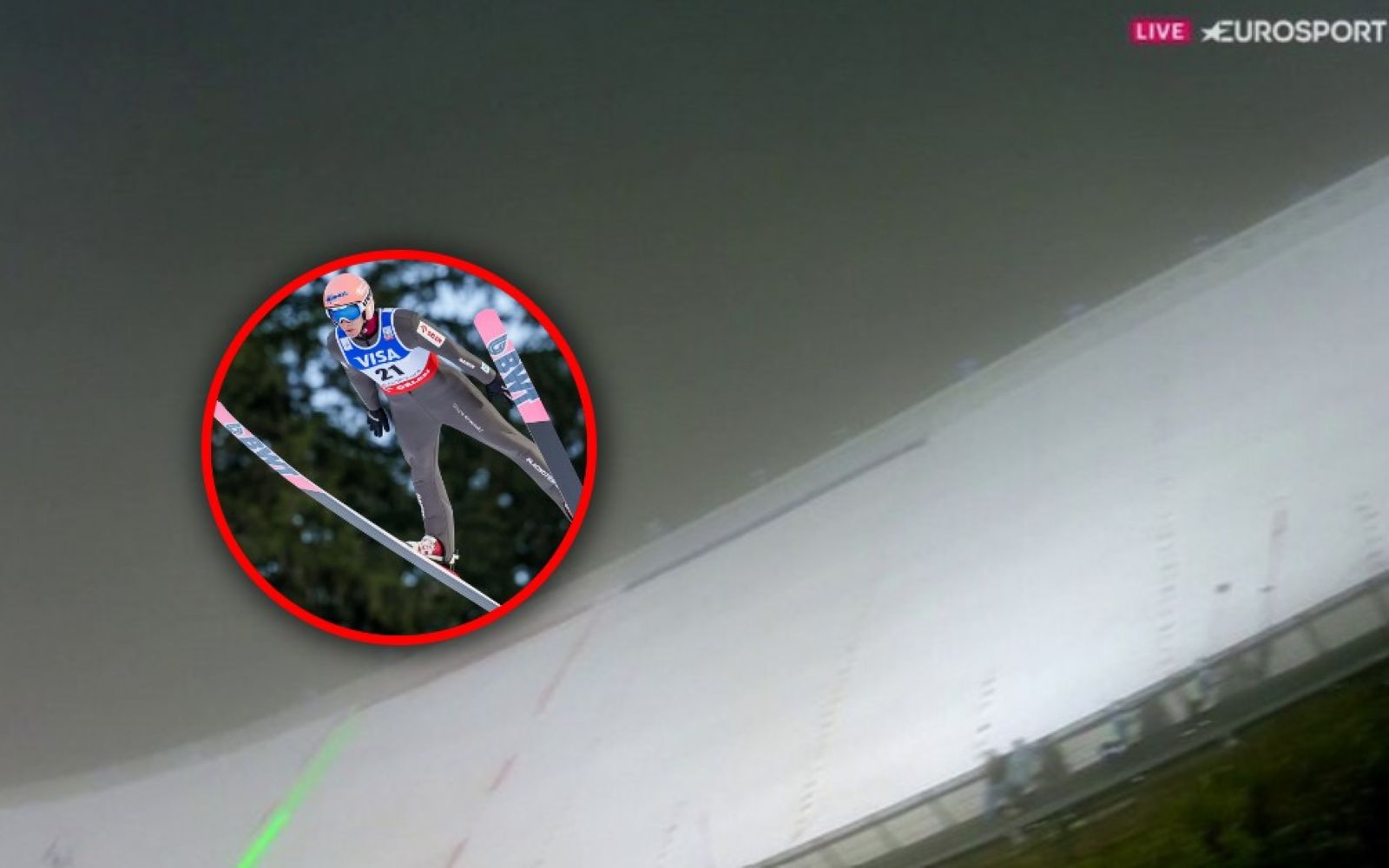 "Gdzie on jest?". Sceny po skoku Kubackiego