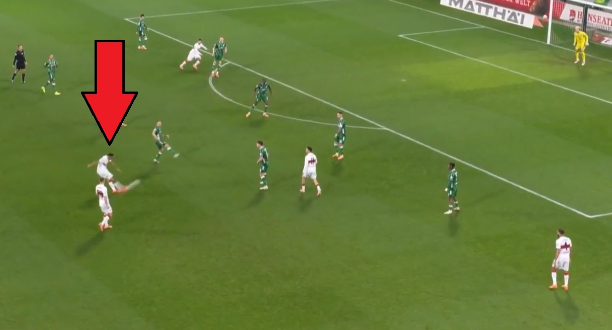 Komentator wręcz oszalał. Kosmiczny gol w Bundeslidze