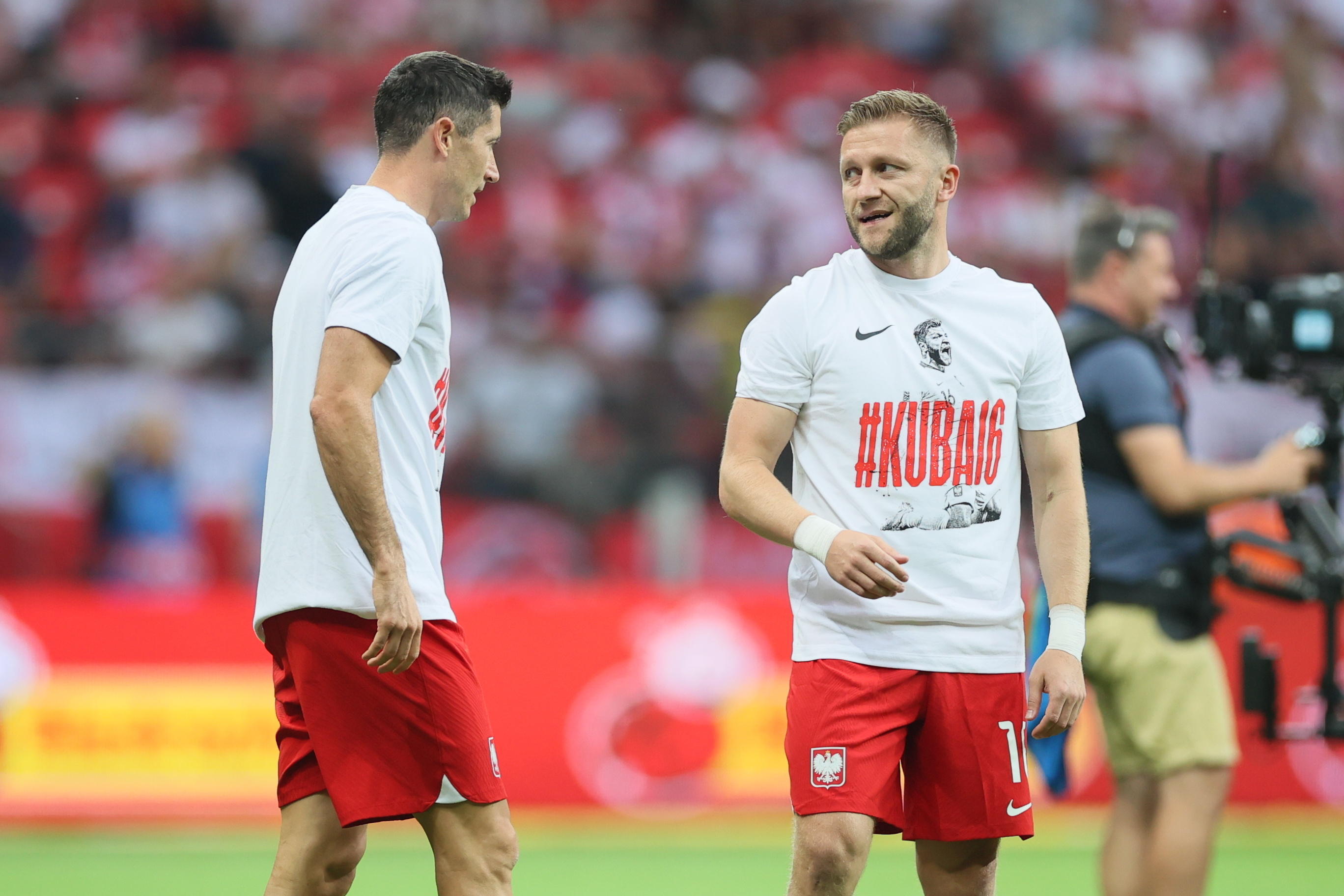 "Pisali o nas różne rzeczy". Wyjaśnił, jak wyglądają jego relacje z Lewandowskim