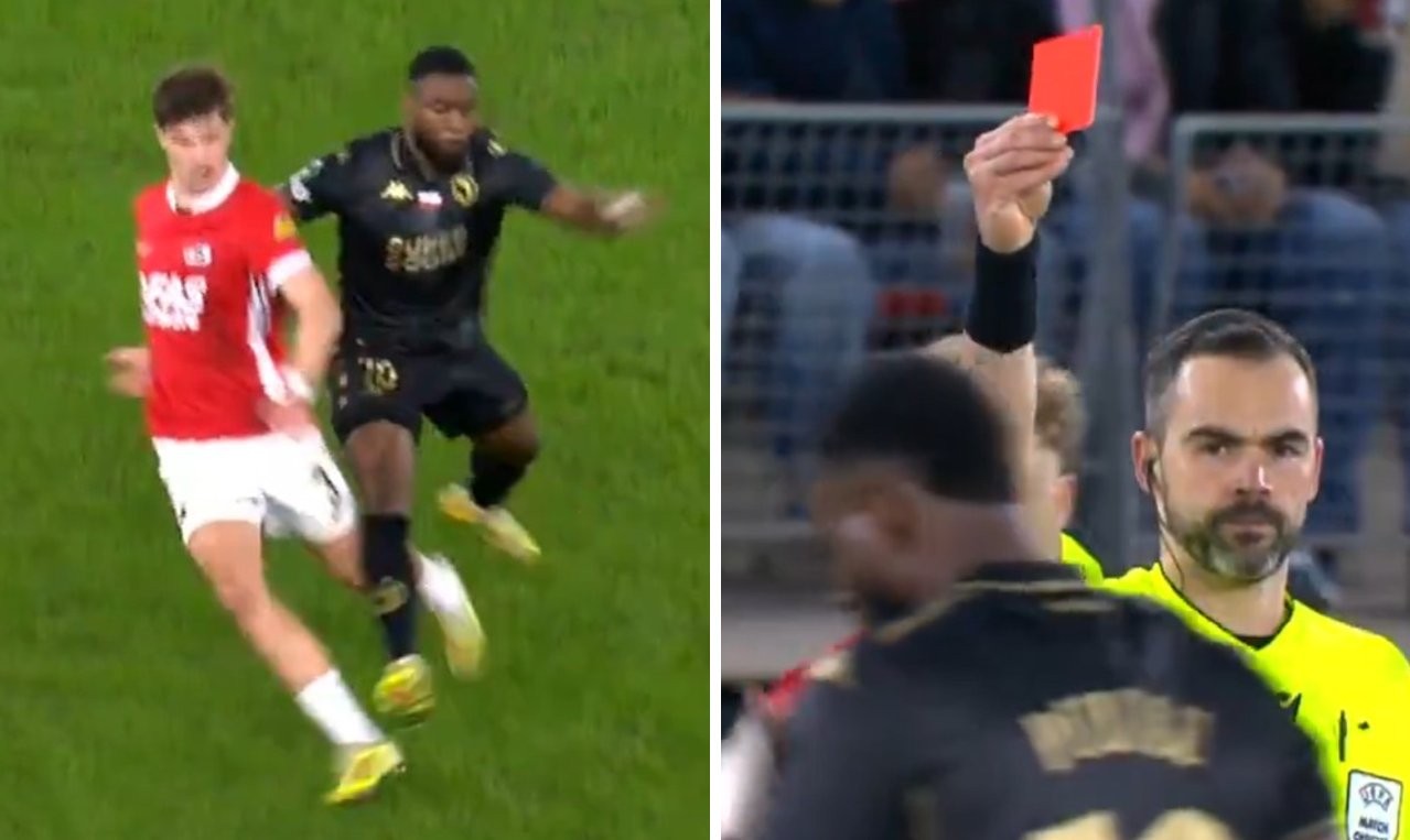 Duża kontrowersja. Piłkarzowi Jagiellonii należała się czerwona kartka?