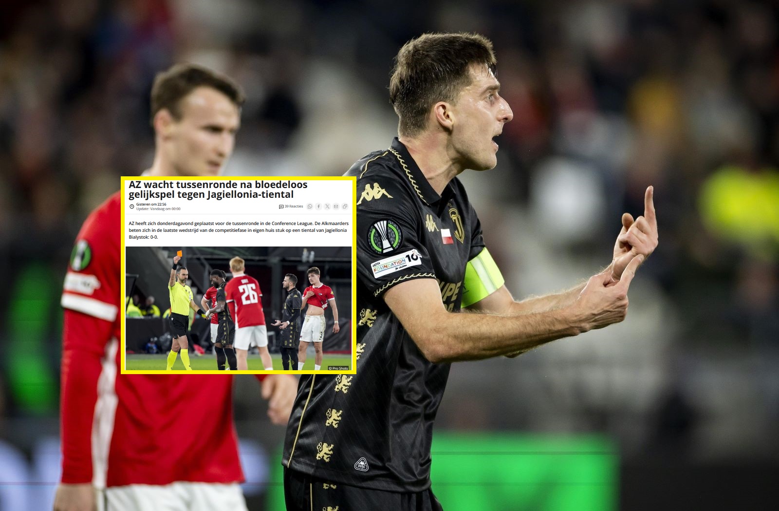 Holendrzy obawiali się kibiców Jagiellonii. "Ze strachem i drżeniem"