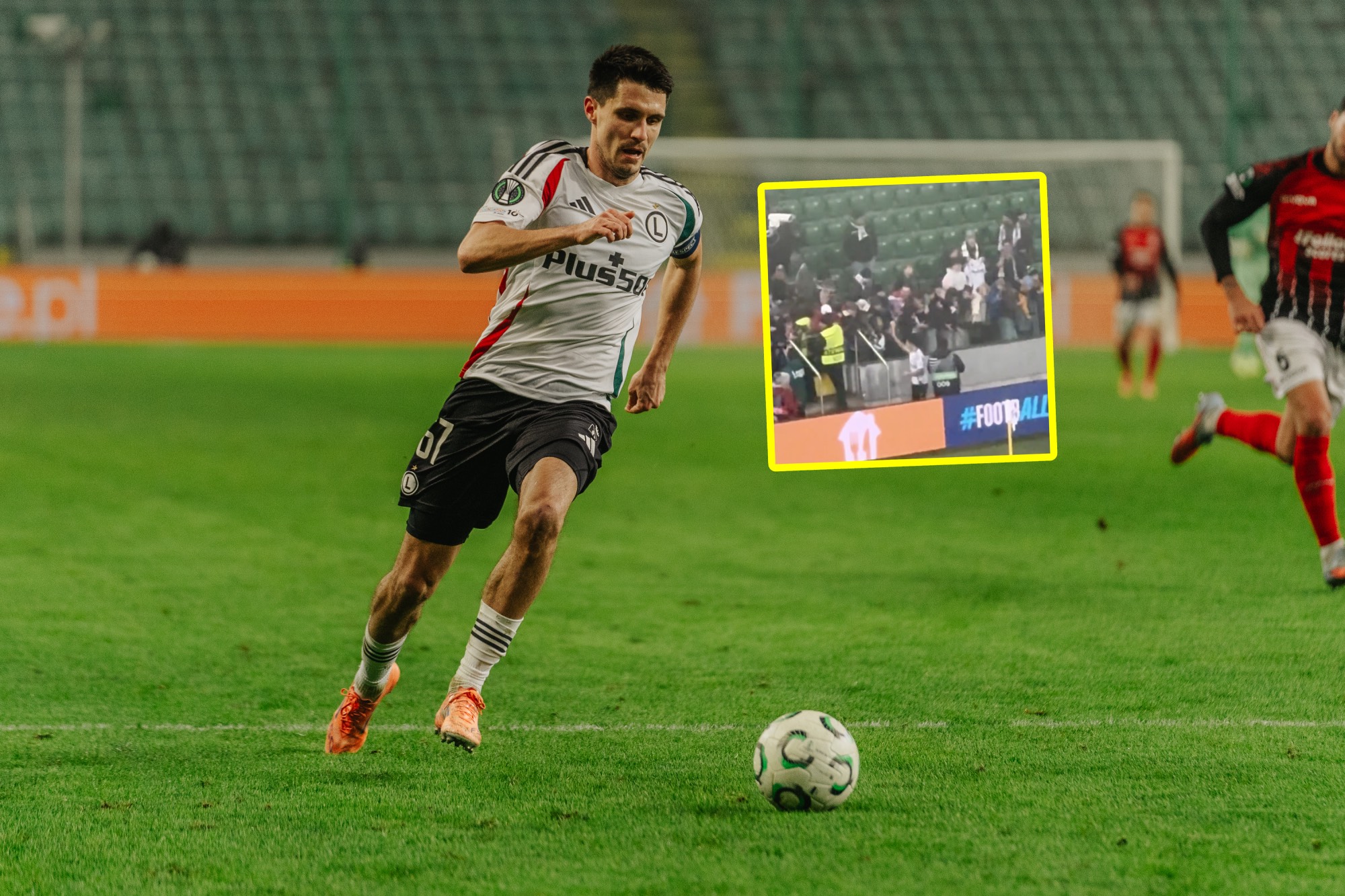 Wszystko się nagrało. Widać, co piłkarz Legii zrobił po meczu