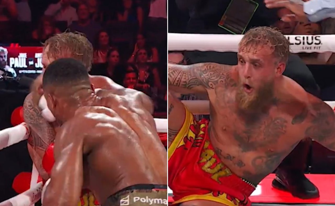 Tak zakończyła się walka Joshua - Paul. Potężny nokaut