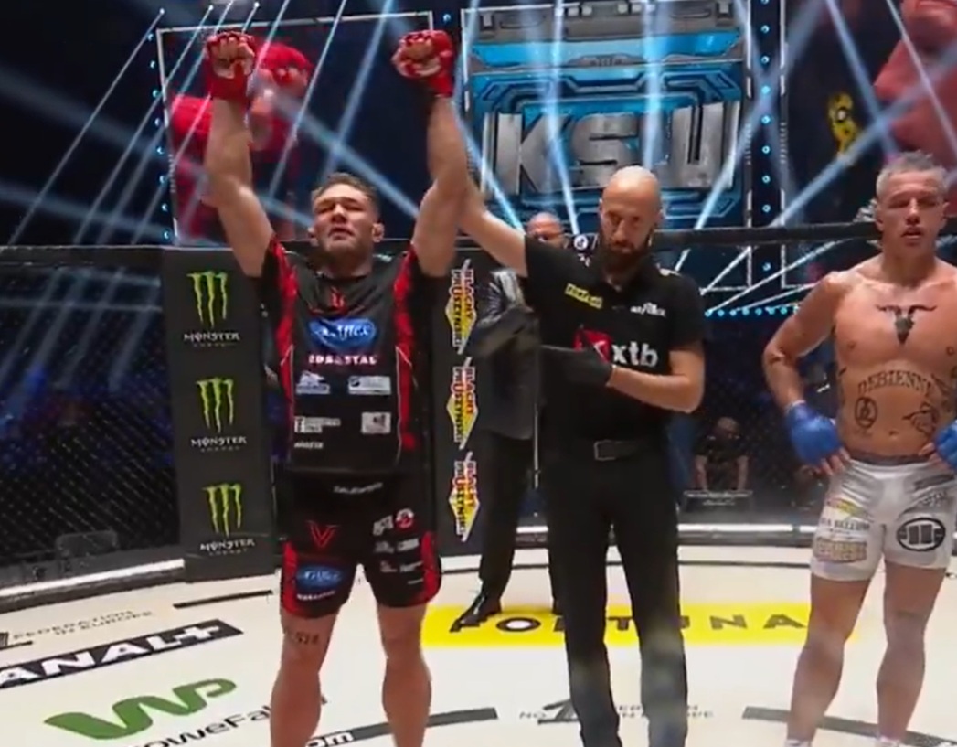 Polak wyszedł z tarapatów. Nokaut odwrócił losy walki w KSW