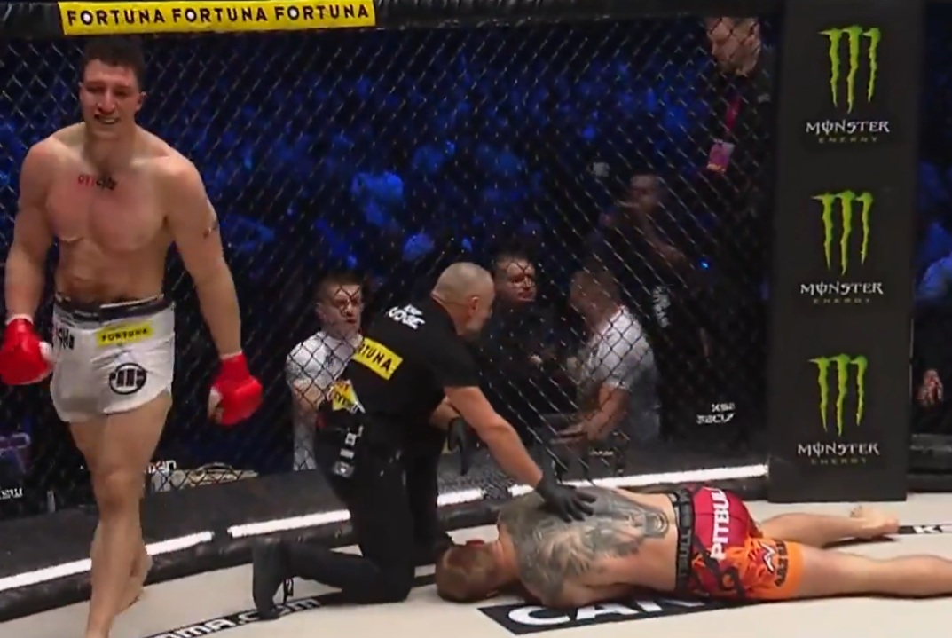 Kompletny "Chaos" i koniec w 1. rundzie. Piotr Lisek znokautowany w KSW