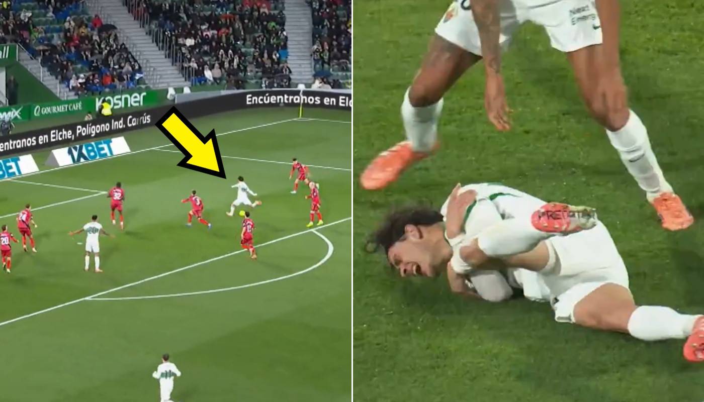 Strzelił pięknego gola. Po chwili zwijał się z bólu [WIDEO]