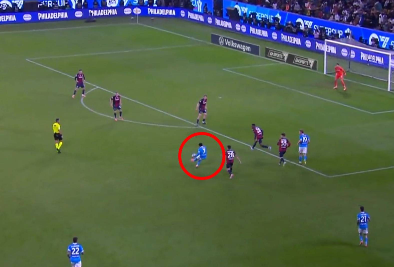 "Ojojojoj! Ależ trafienie!". Komentator oszalał po golu w finale Superpucharu Włoch