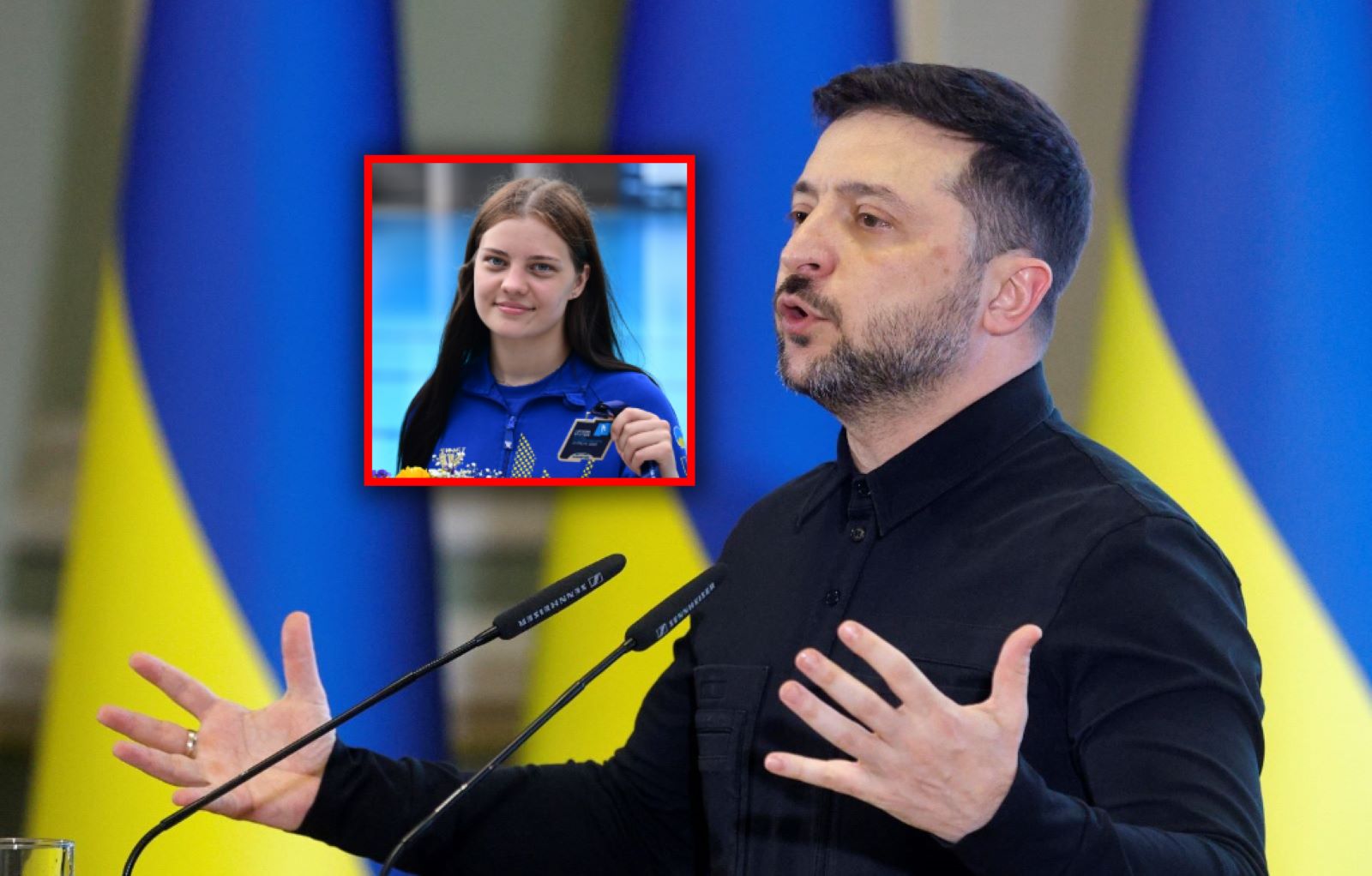 Zełenski podpisał dekret. Chodzi o sportsmenkę, która wybrała Rosję