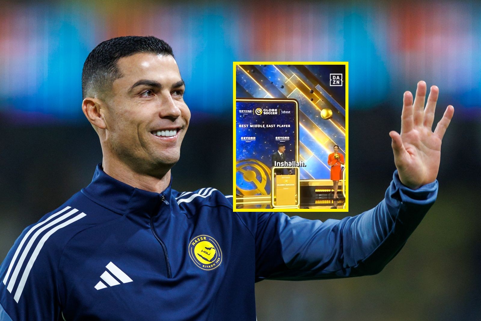 Ronaldo odbierał nagrodę w Dubaju. Nagle użył tego słowa