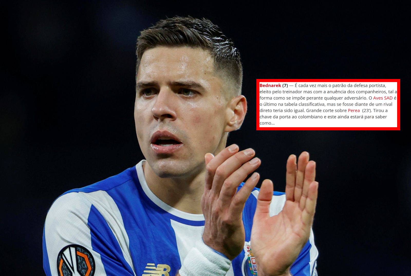 Co za słowa z Portugalii. Bednarek znów zachwycił. Tak go nazwali