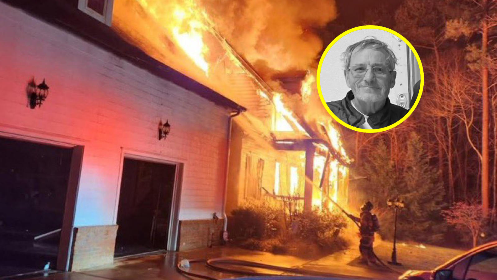 Dennis Hamlin zginął w pożarze. Jego żona w stanie krytycznym