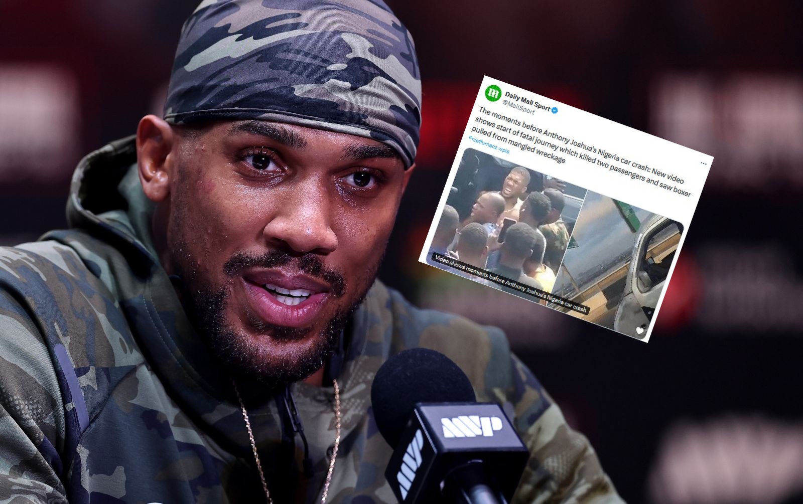 Trener Joshuy opublikował nagranie. "Minuty przed tragedią"