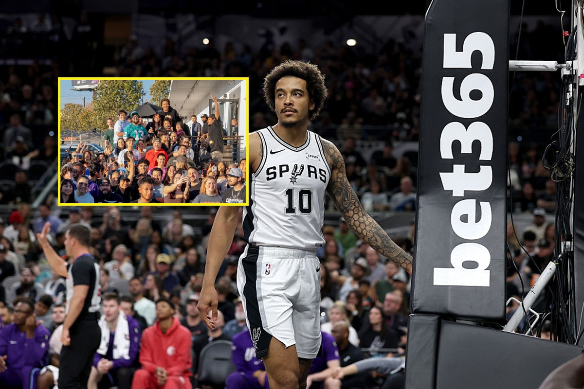 Sochan wylądował na ławce Spurs. To zaproponował kibicom