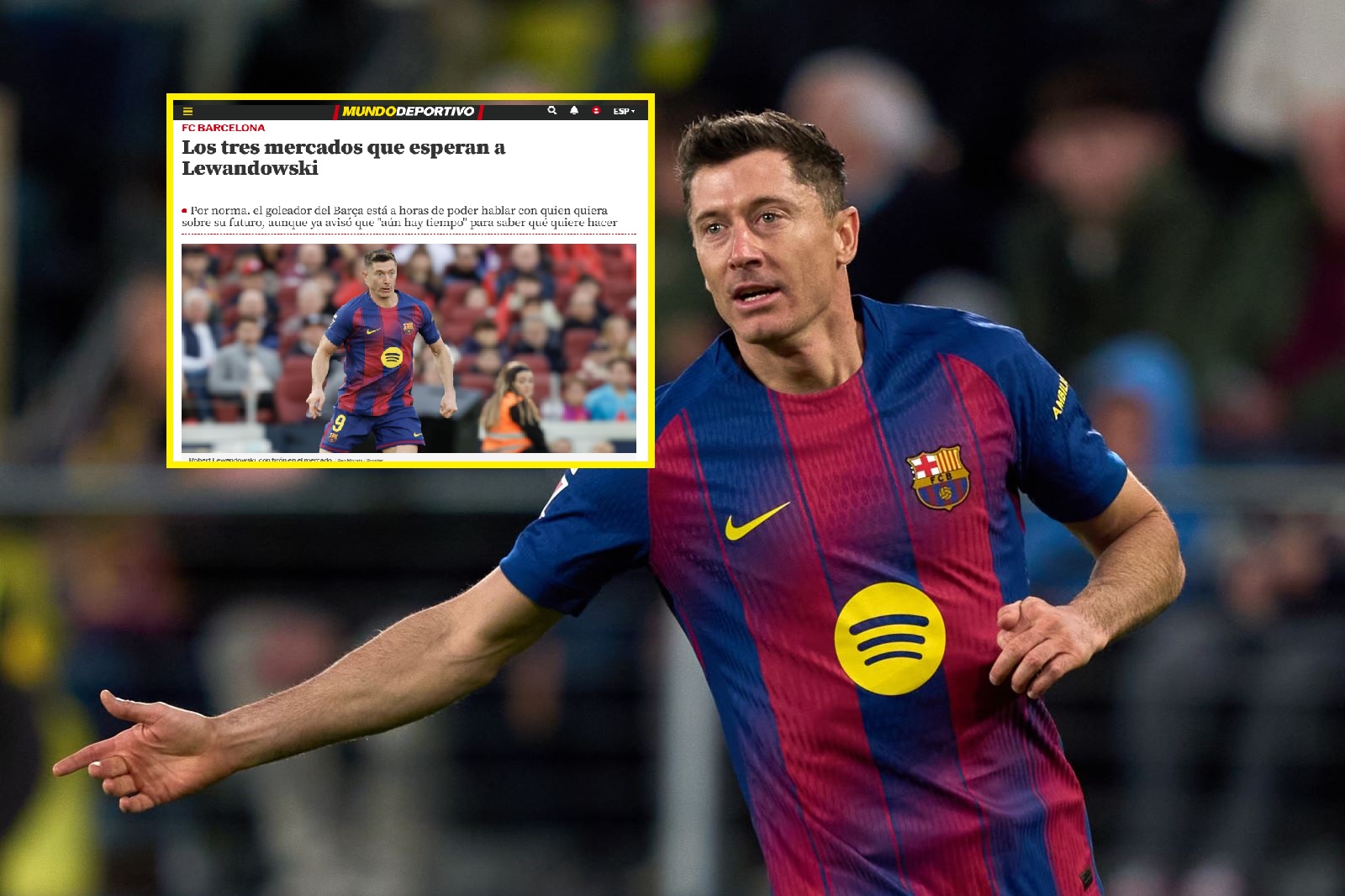 W Hiszpanii żyją transferem Lewandowskiego. "Trzy rynki"