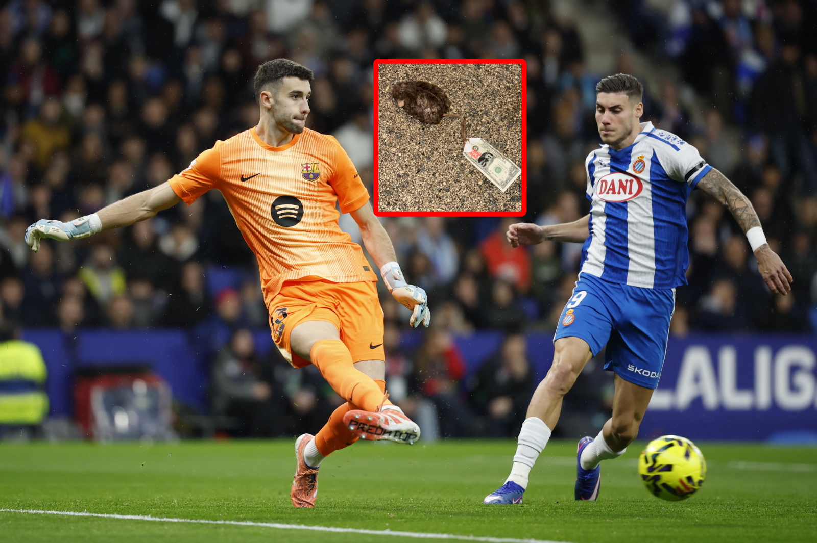 Kibice zgotowali piekło bramkarzowi Barcy. Były choćby szczury