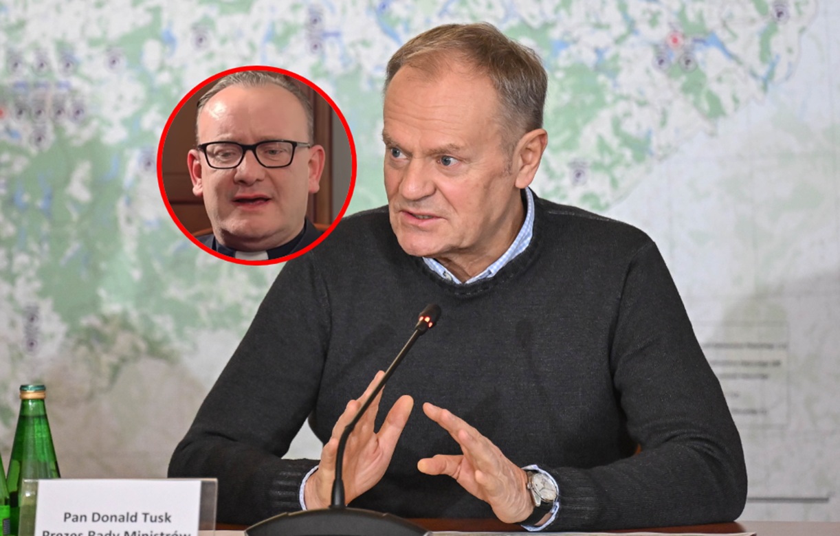 Kapelan Nawrockiego skrytykował Tuska. "Jakbyś ich uderzył w twarz"