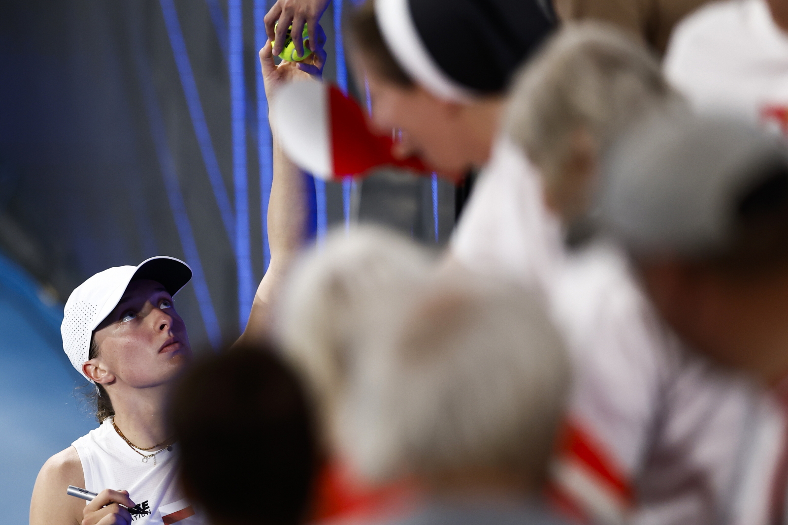 "To z pewnością sprawka Huberta". Świątek komentuje mecz z Lys