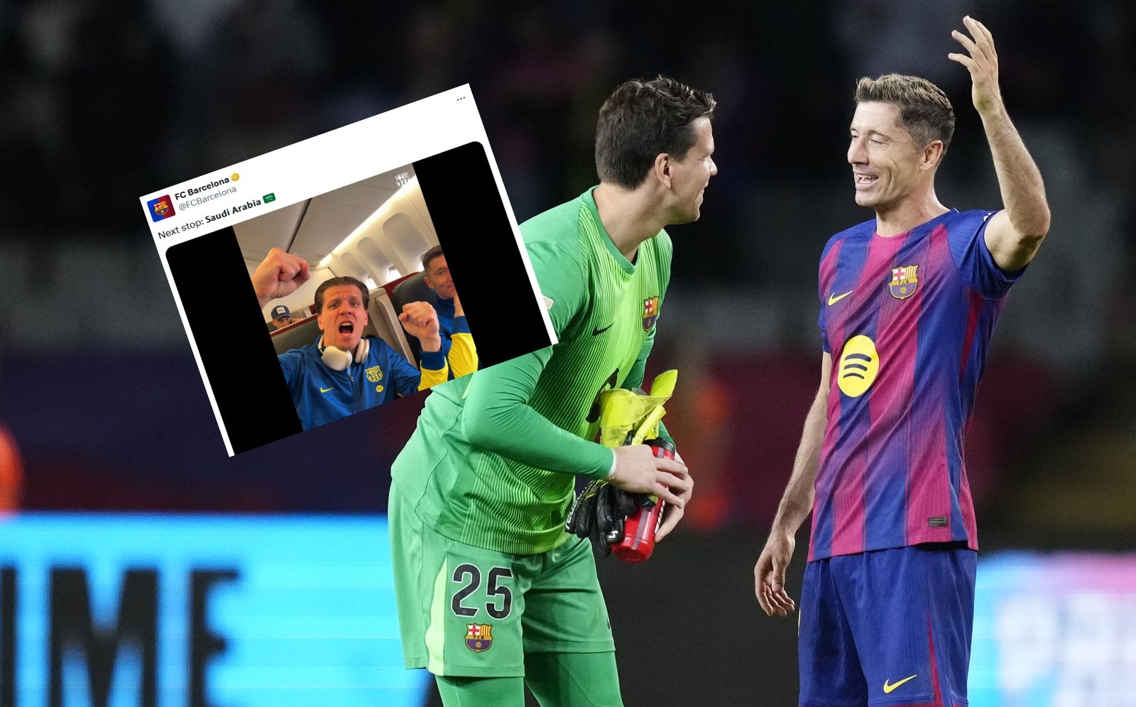 Hit. Oto co Szczęsny krzyczał w samolocie