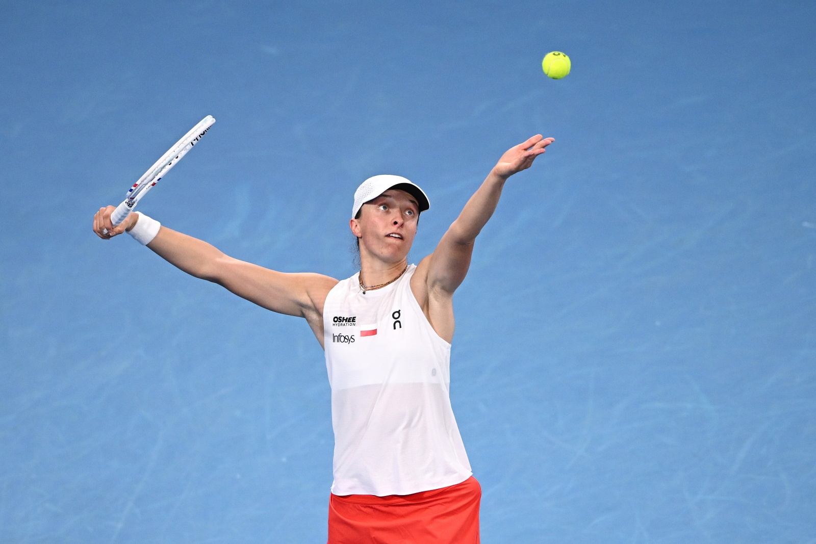 Iga Świątek - Belinda Bencić. Gdzie oglądać starcie finału United Cup? Kiedy początek?