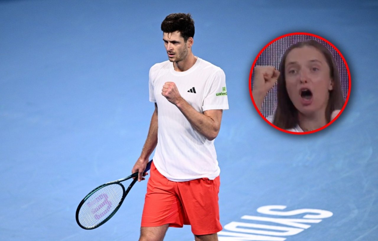 Nagrało się. Tak Świątek zareagowała na zwycięstwo Hurkacza