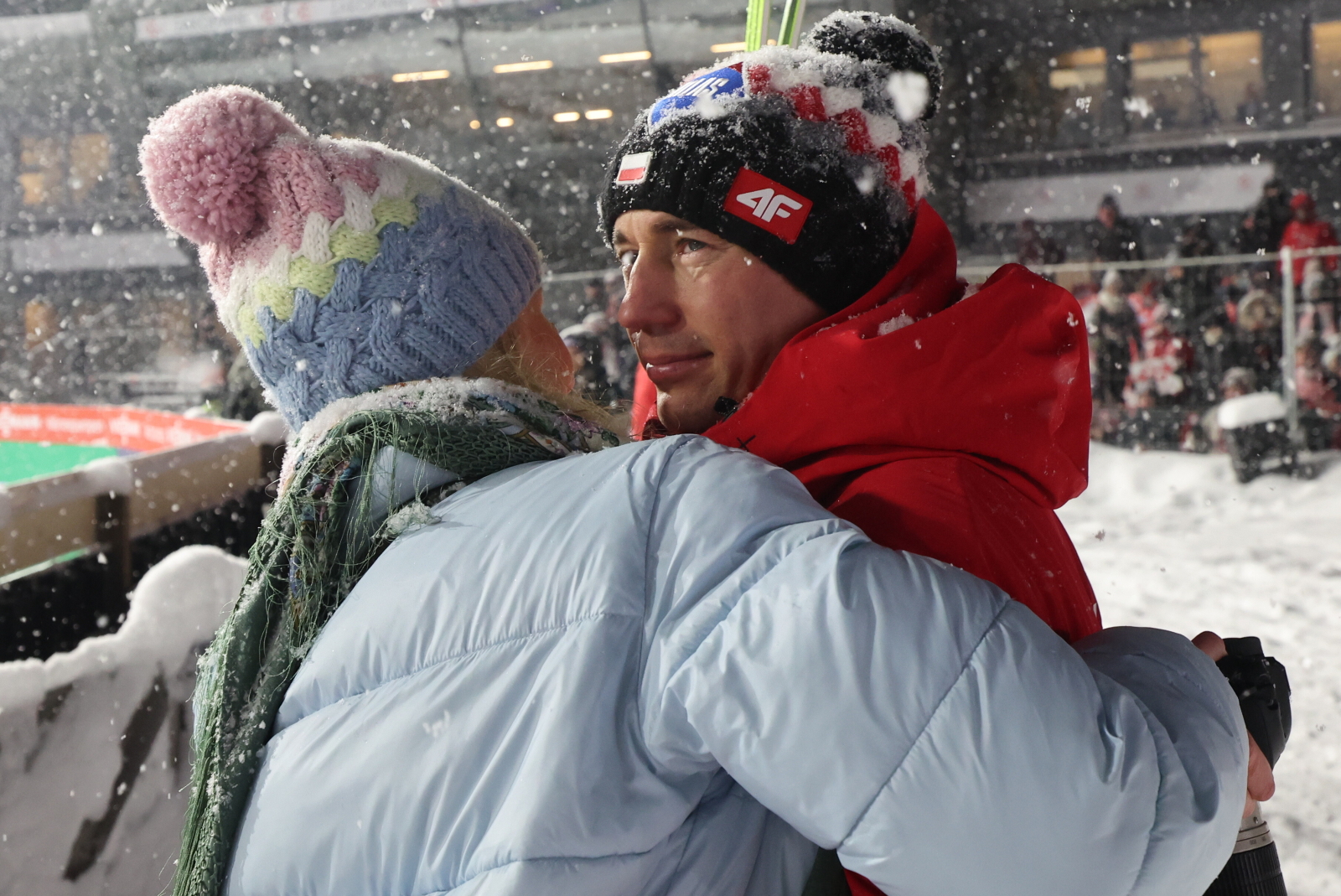 Wzruszający moment. Od razu pocieszyła Stocha