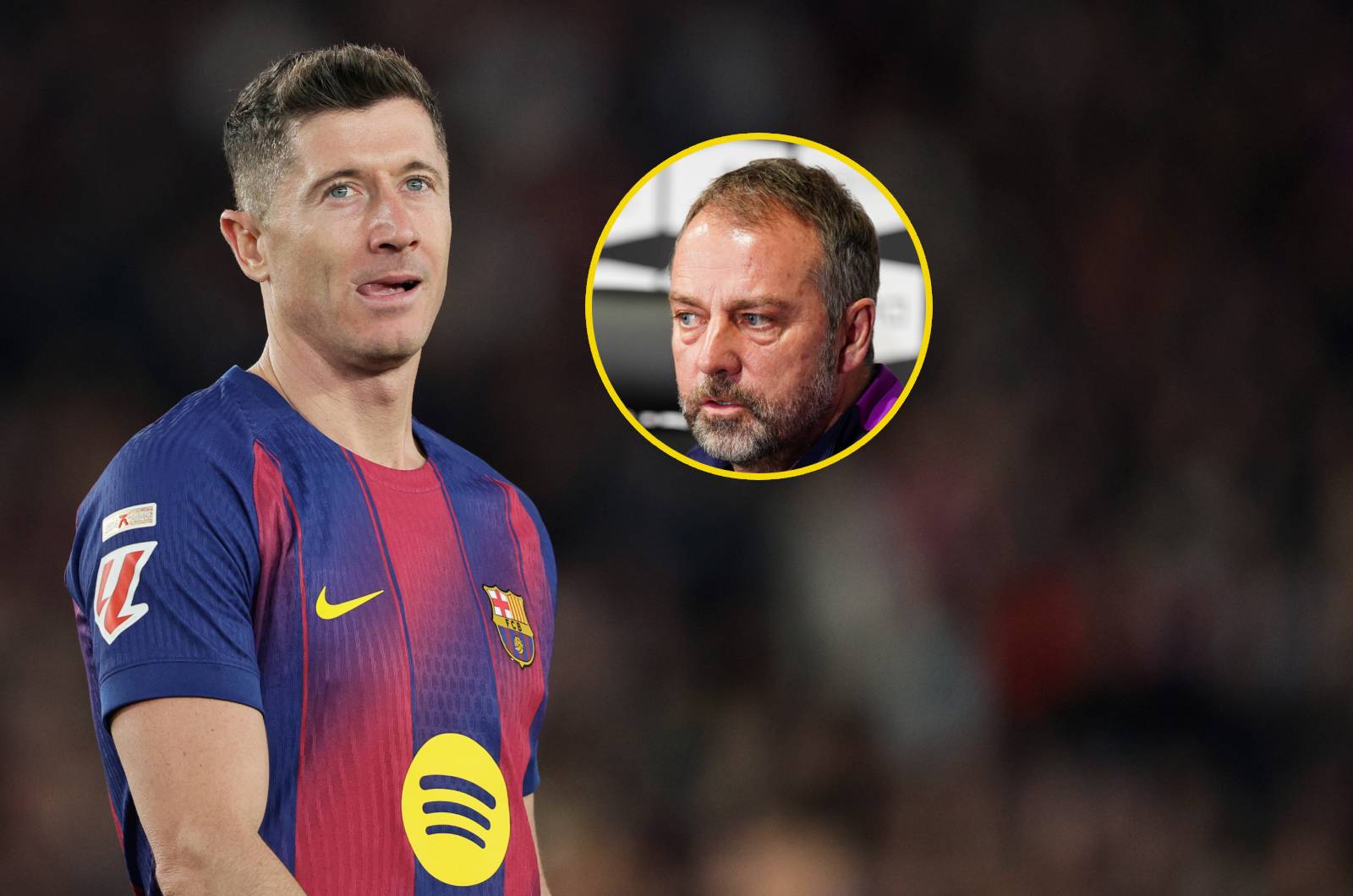 Dlatego Flick postawił na Lewandowskiego. Trener wytłumaczył decyzję