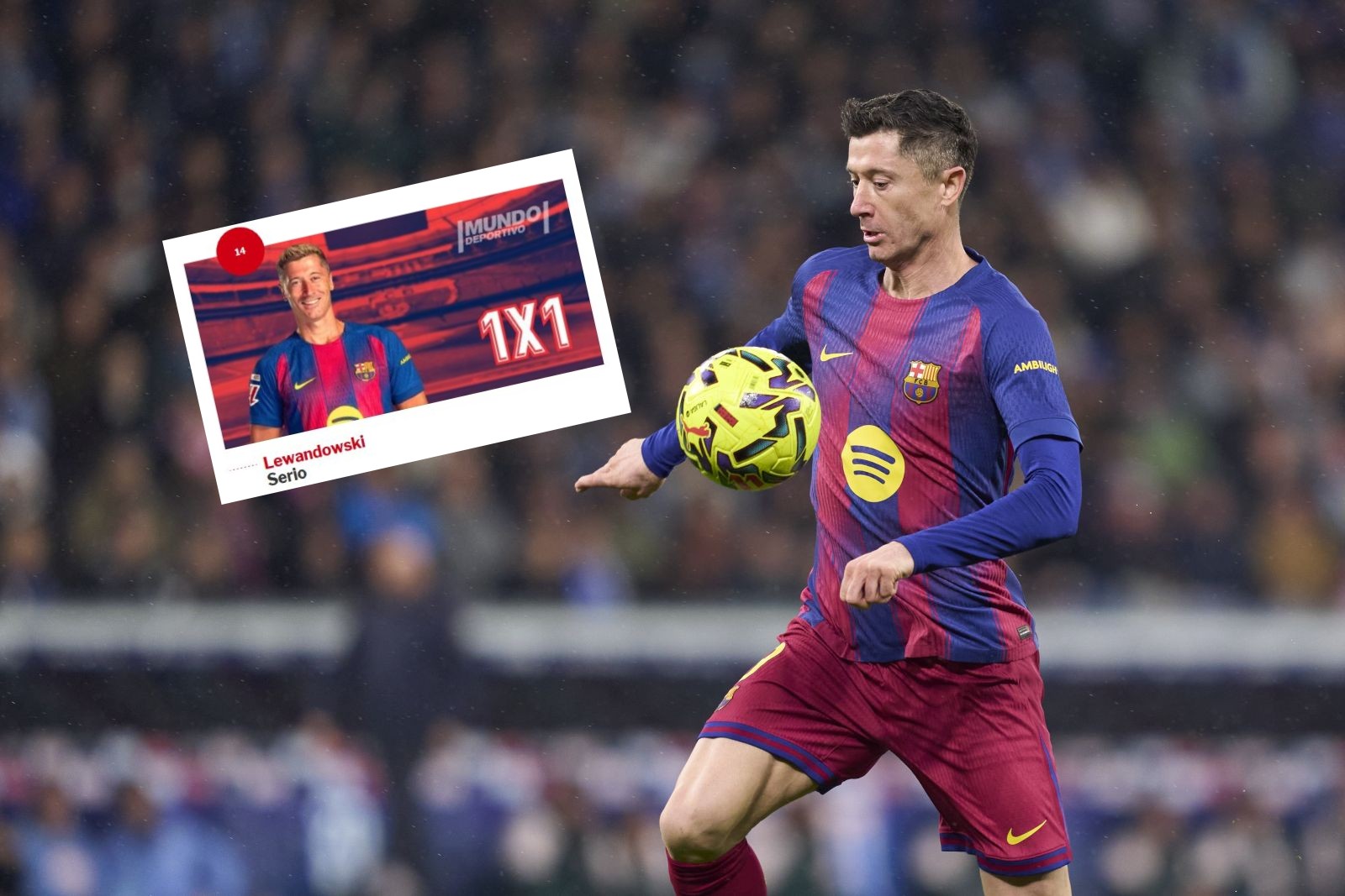 "Zadanie wykonane". Tak Hiszpanie ocenili Lewandowskiego