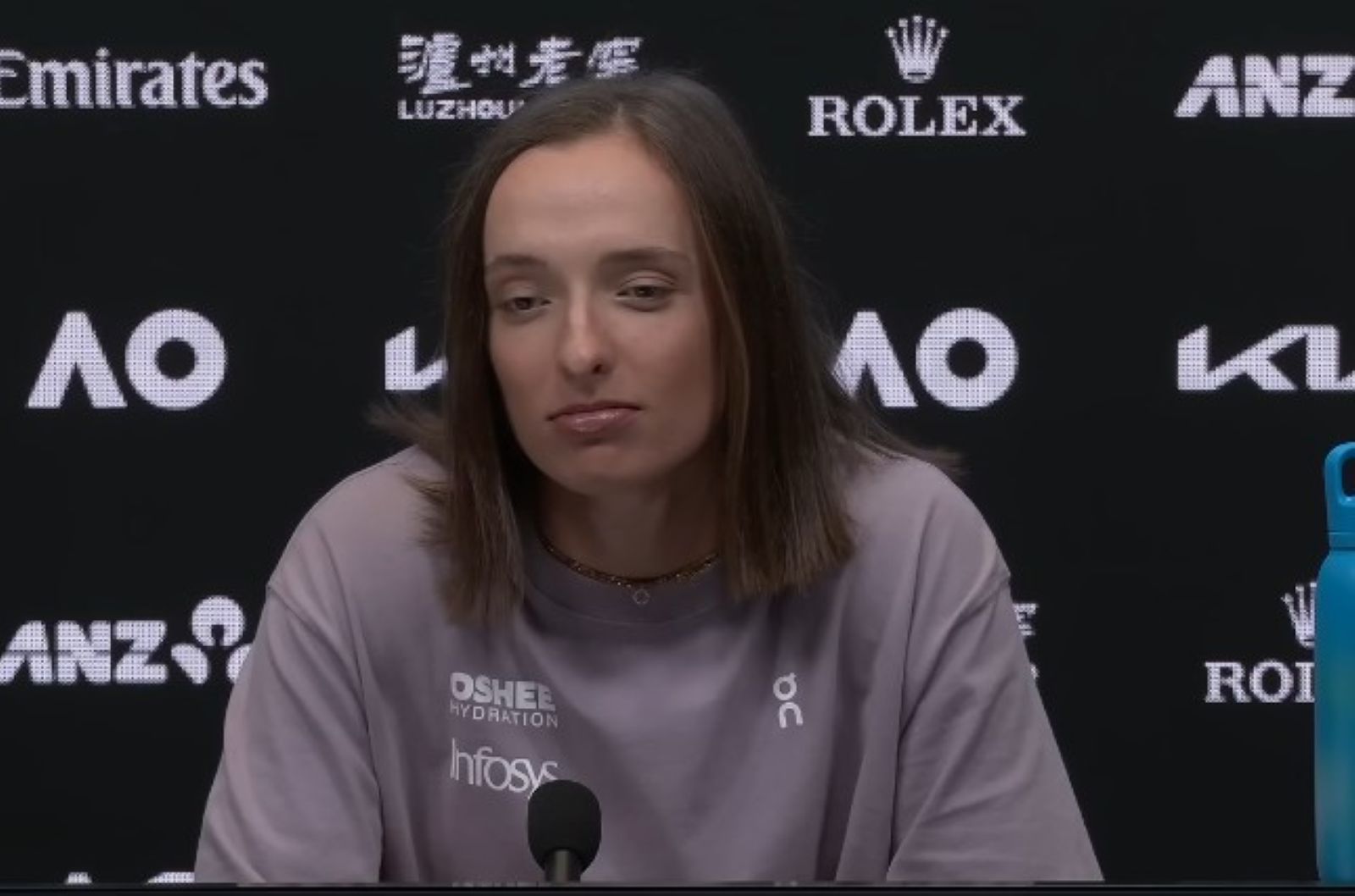 Napięta atmosfera na konferencji Świątek. "To nie jest żart"