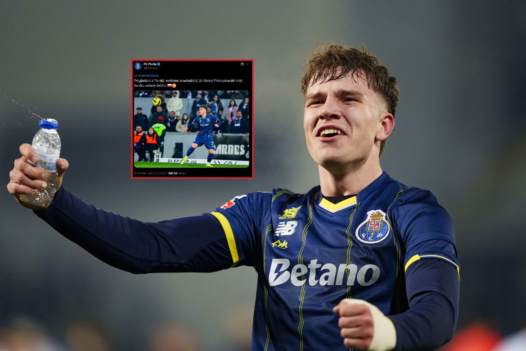 Było tuż przed północą. Nagle na koncie FC Porto pojawił się wpis po polsku