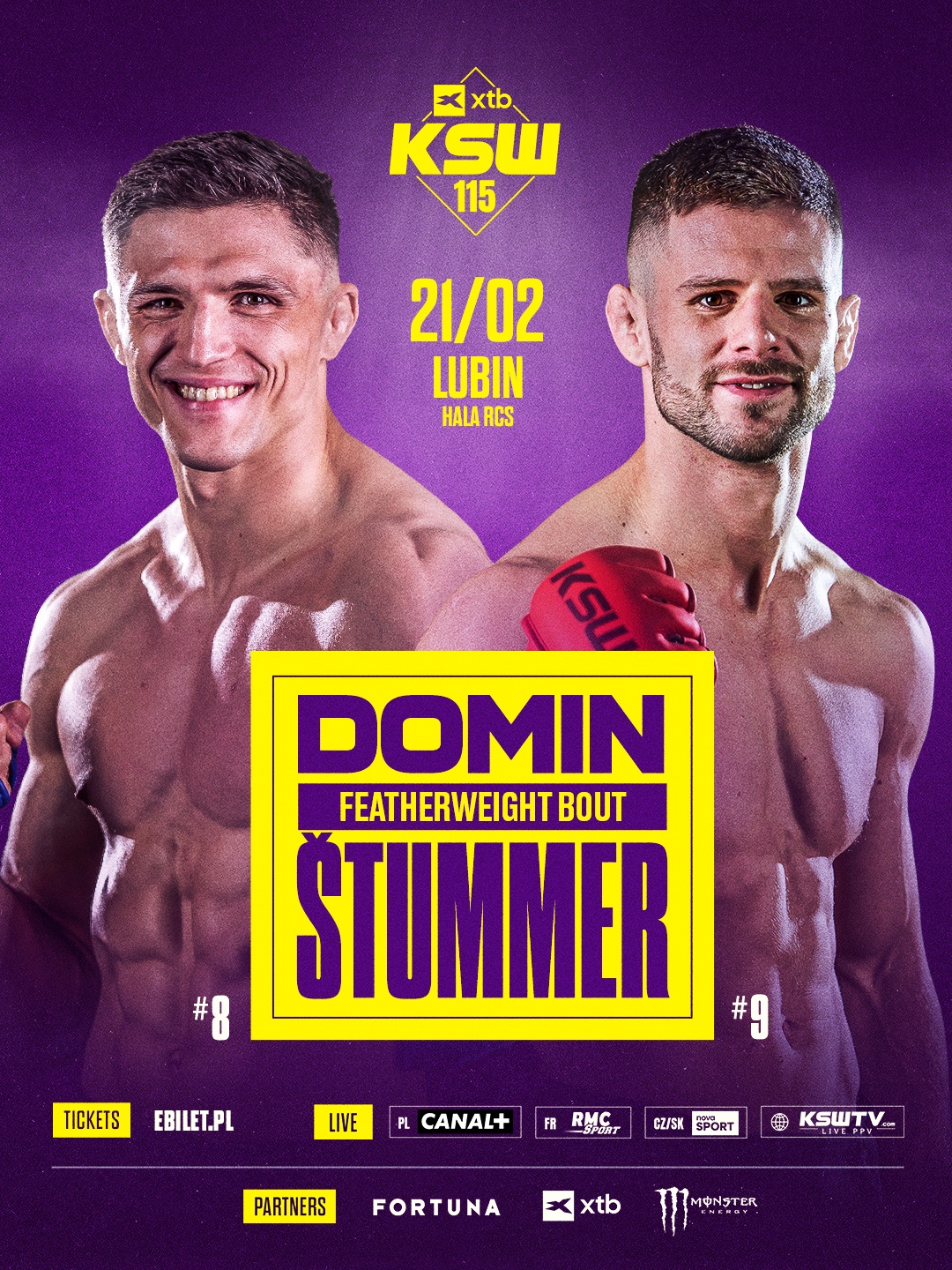 Mocne starcie dodane do karty walk XTB KSW 115