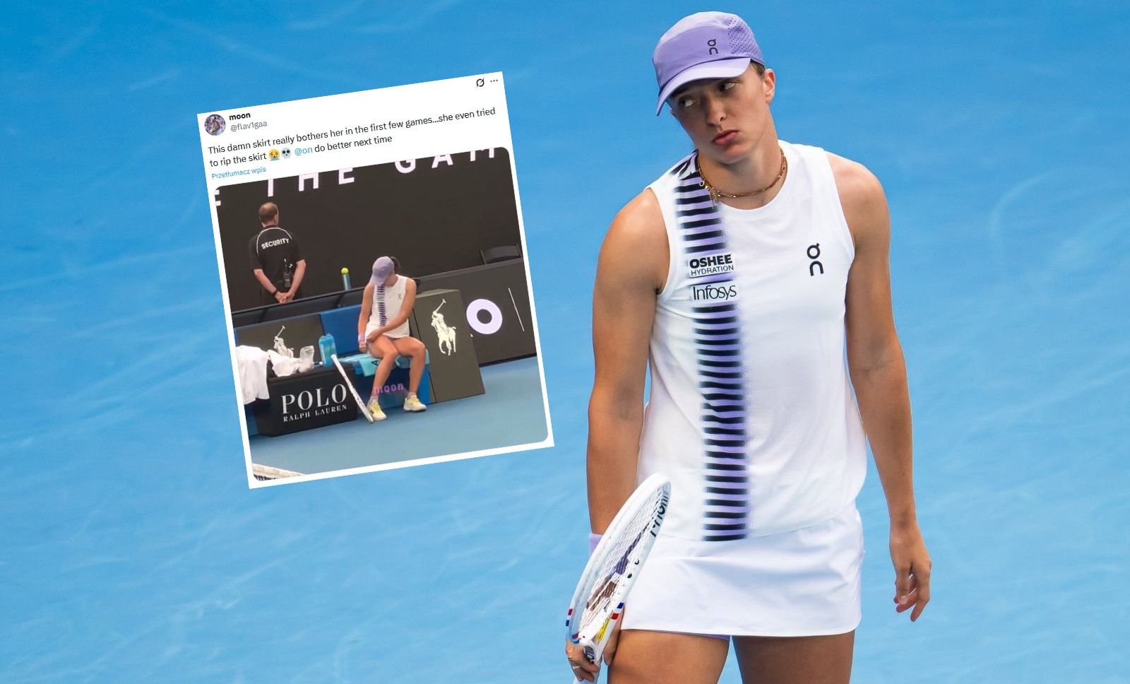 Nagranie ze Świątek niesie się po sieci. Polka naprawdę to zrobiła