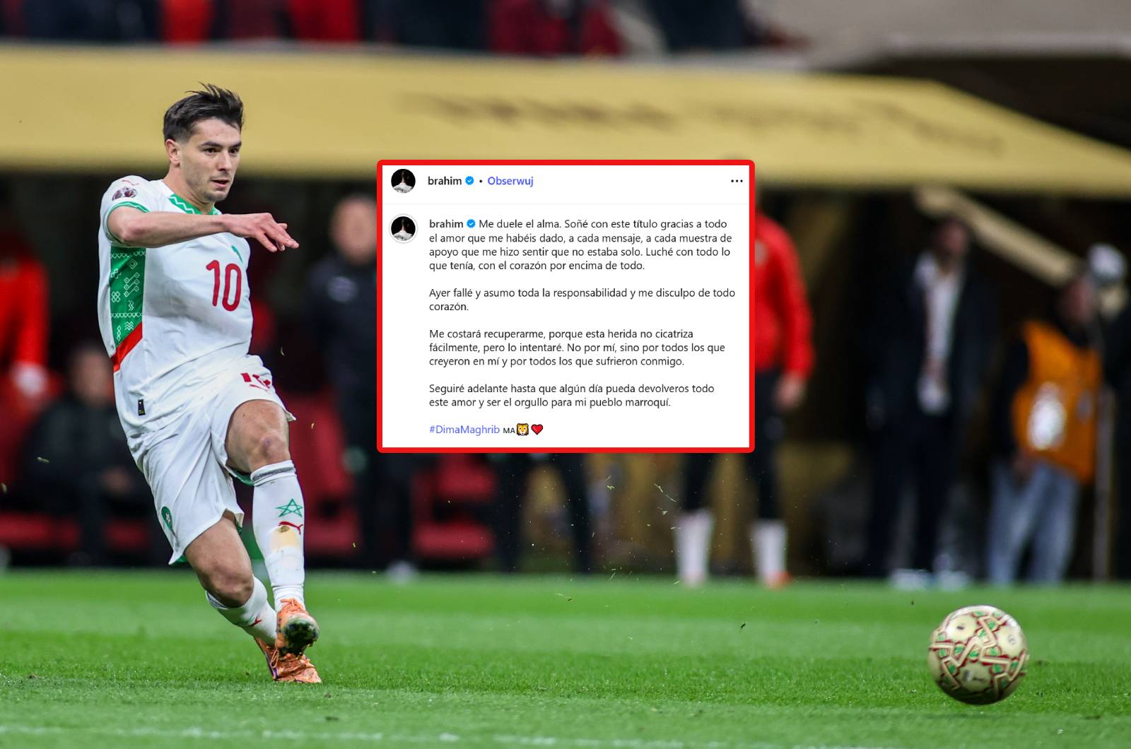 Zawiódł cały kraj. Brahim Diaz wydał oświadczenie