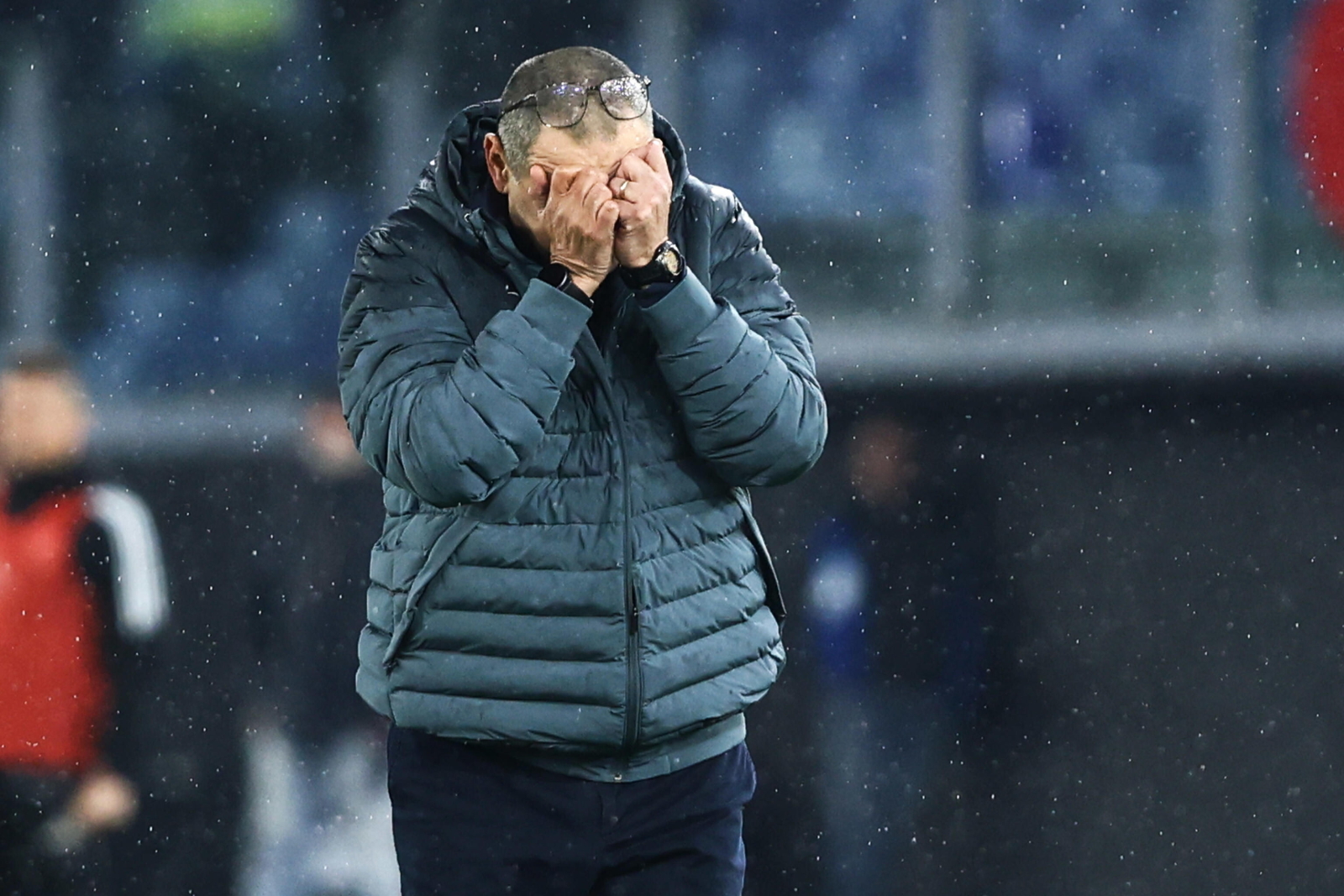 Lanie w meczu Serie A. Maurizio Sarri był załamany