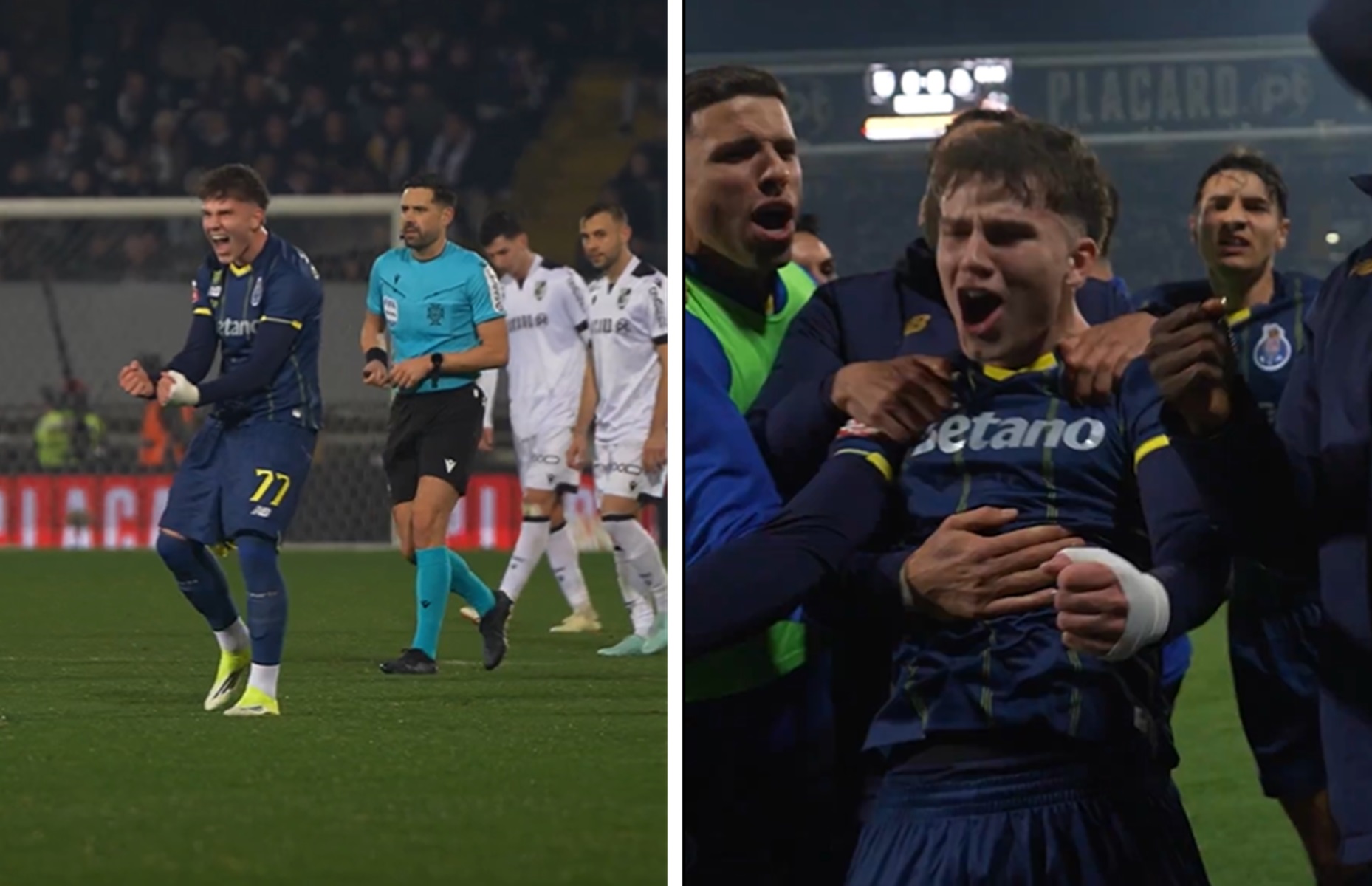 Kamera była tylko na niego. FC Porto ekscytuje się Pietuszewskim