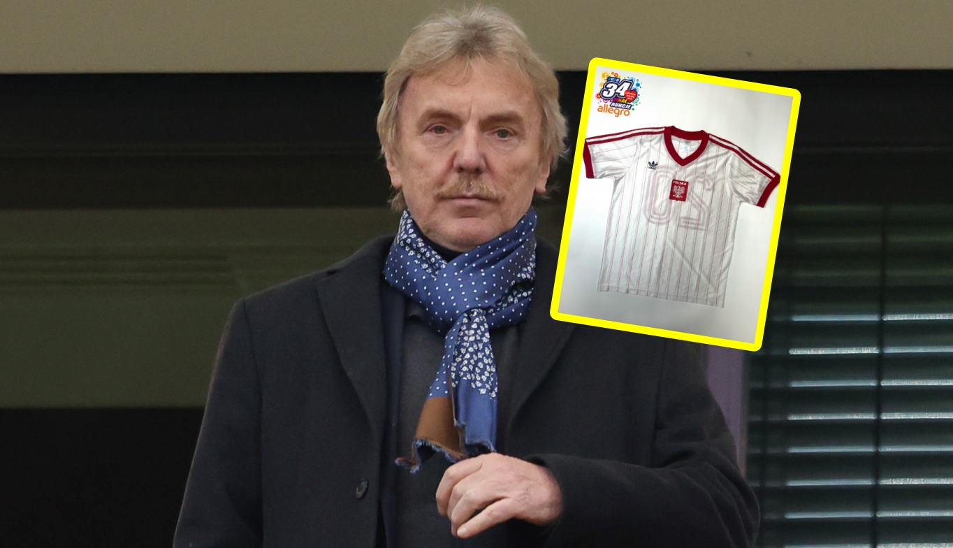 W takiej koszulce Boniek błyszczał na MŚ. Licytacja na rzecz WOŚP