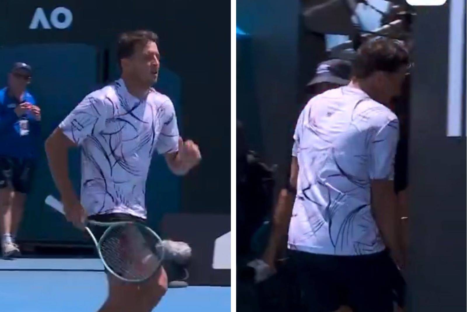 Wygrał mecz i... uciekł z kortu. Sceny w Australian Open
