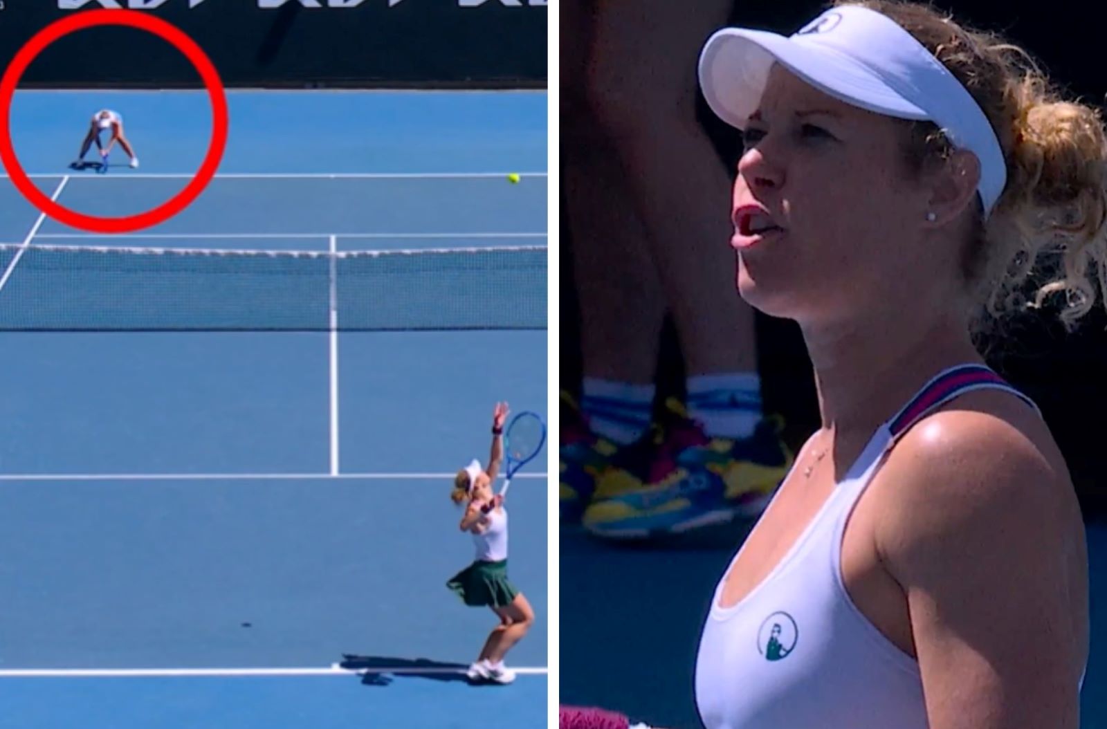 Niemka rozpętała awanturę na korcie. "Muszę błagać o twoją łaskę"