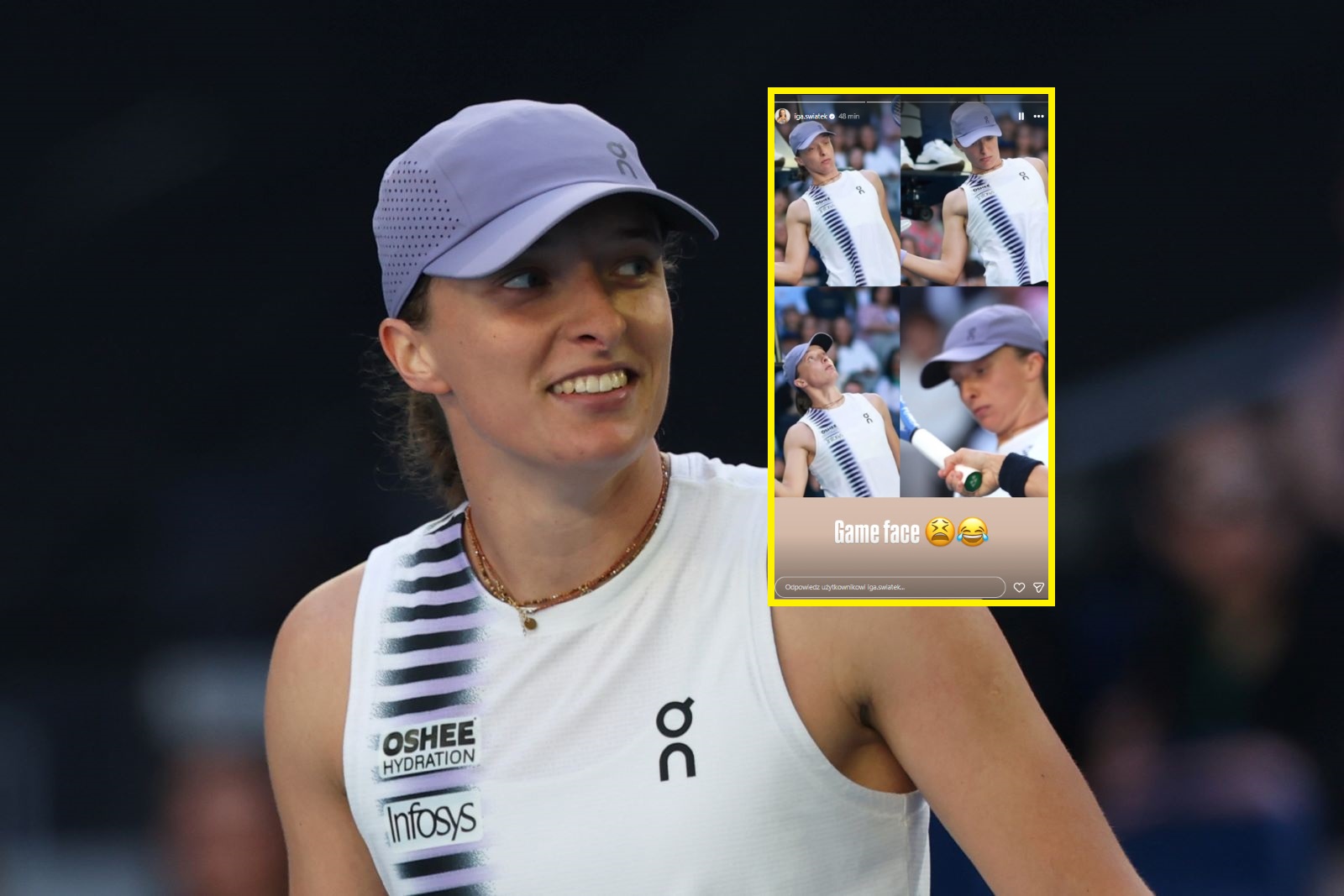 Ta akcja już stała się wiralem. Świątek w końcu zareagowała. I to jak!