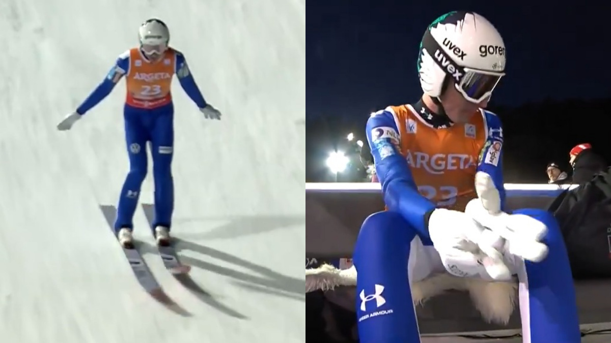 "Obrażony od połowy skoku". Polscy komentatorzy nie mogli się powstrzymać