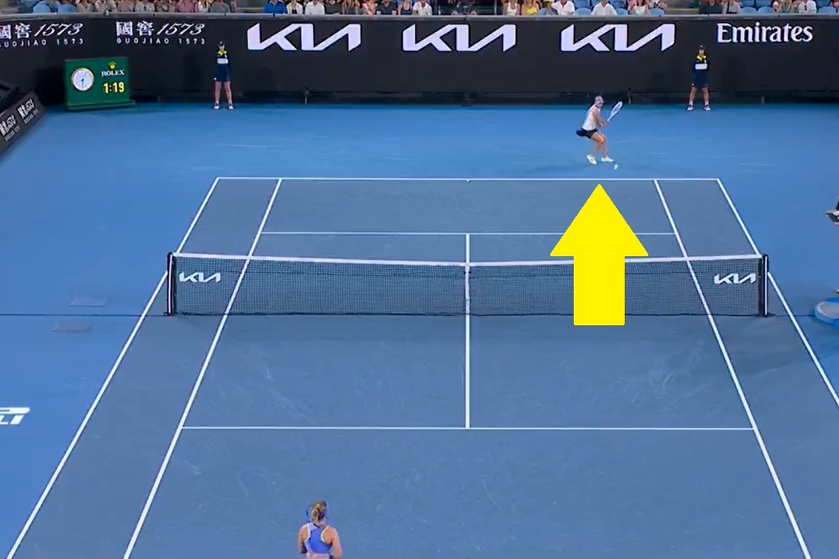 Ależ zagranie Świątek. Od razu zrobiła jeden gest