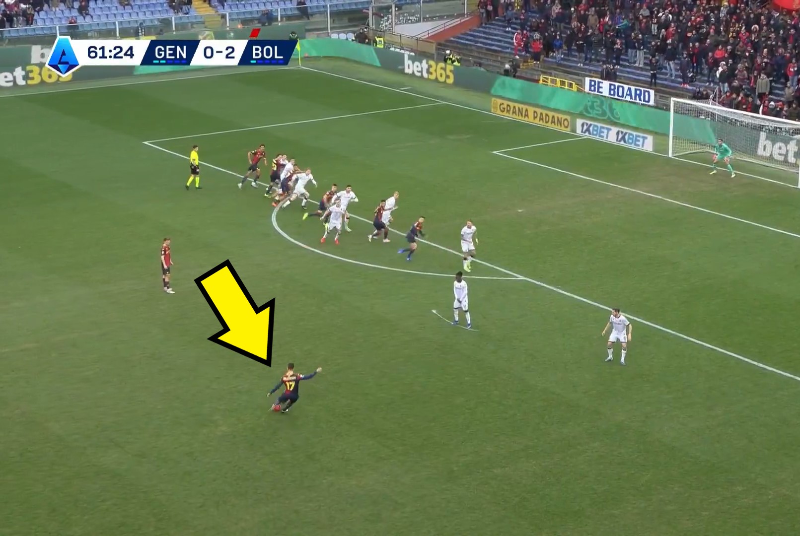 "To była rakieta ziemia-powietrze!" Zobacz, co się stało po faulu Skorupskiego