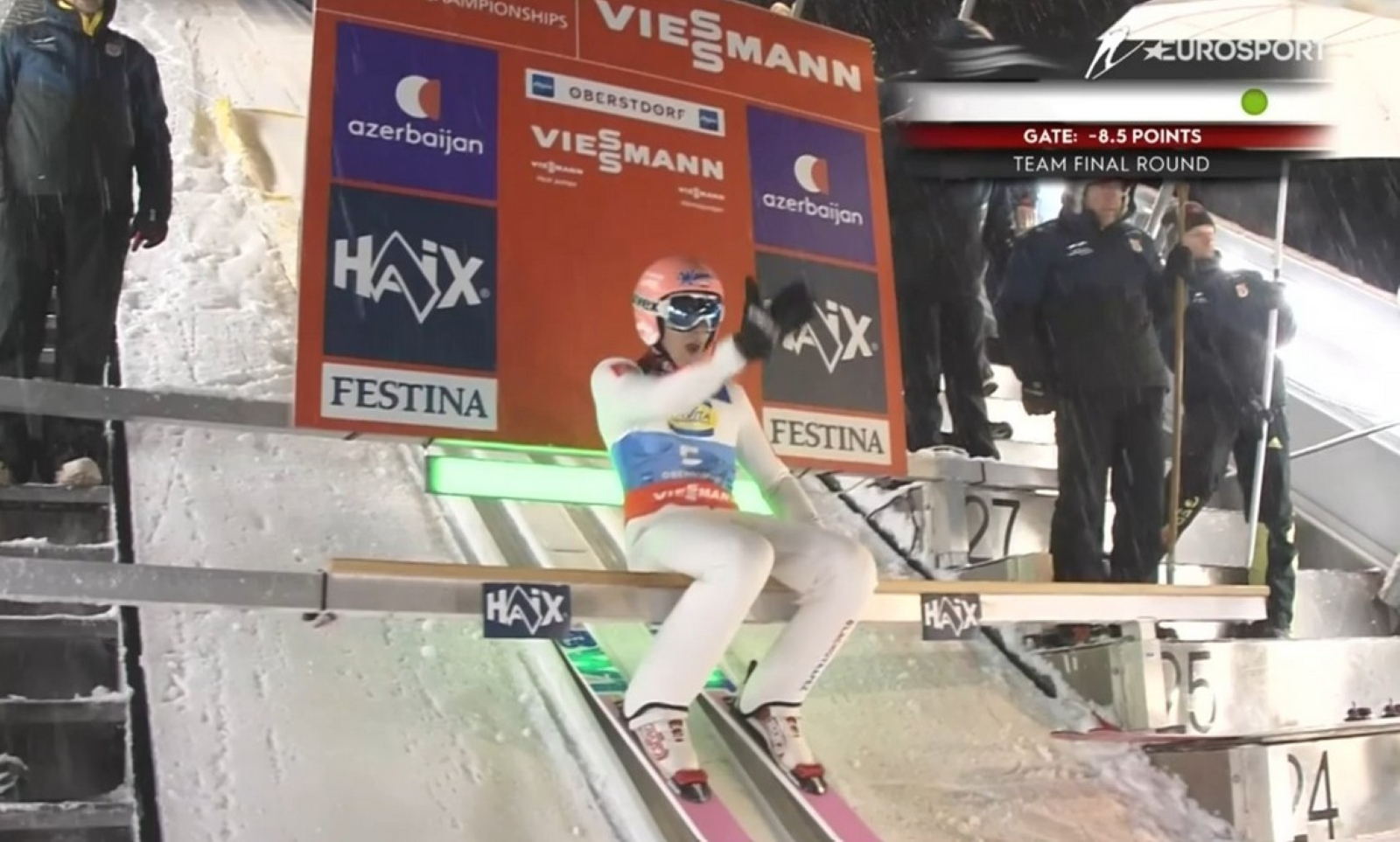 Sceny w Oberstdorfie. Kubacki nagle zaczął krzyczeć do Niemców