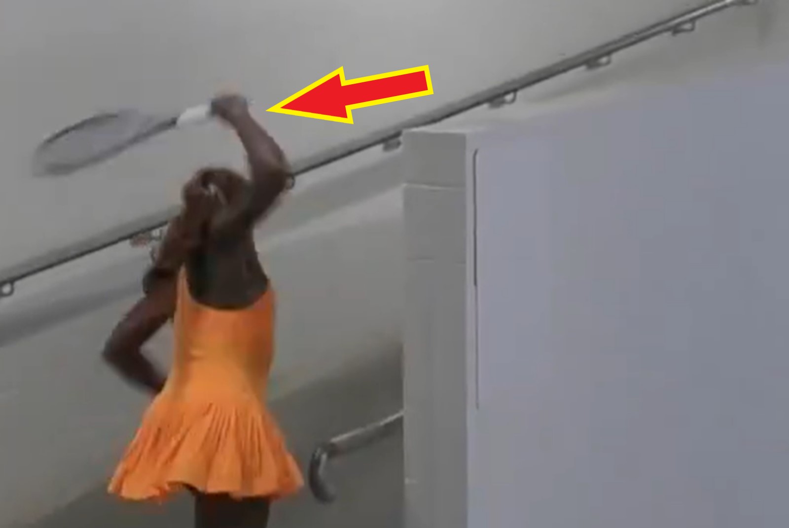 Wszystko się nagrało. Gwiazda tenisa wpadła w furię