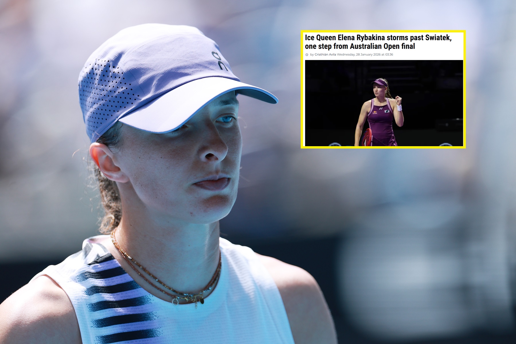 Światowe media piszą o meczu Igi Świątek. "Królowa Lodu"