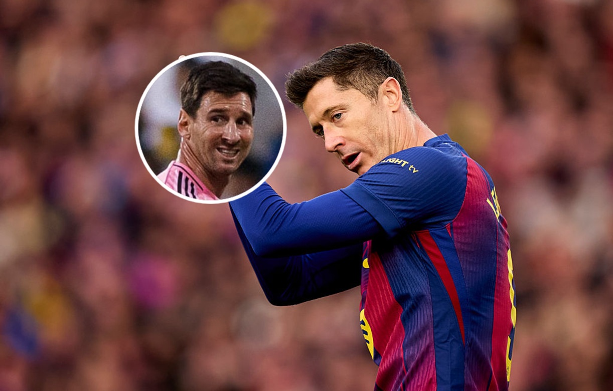 Z samego rana w Hiszpanii głośno o Lewandowskim. "Poluje na rekord Messiego"