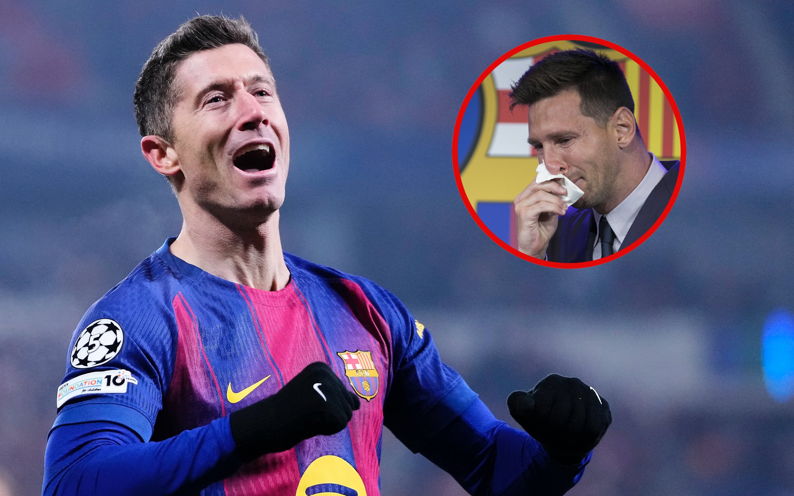 Zrobił to! Lewandowski wyrównał rekord Messiego