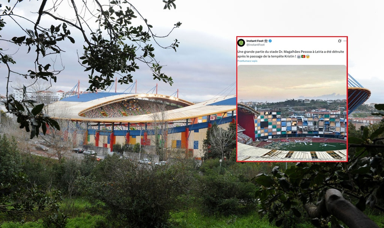 Kompletna ruina. Sztorm uderzył w słynny stadion
