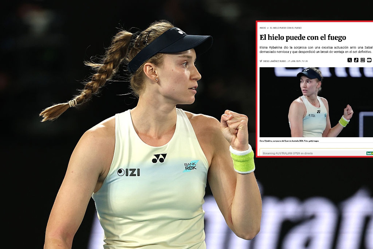 "Lód pokonał ogień". Światowe media rozpisują się po finale Australian Open