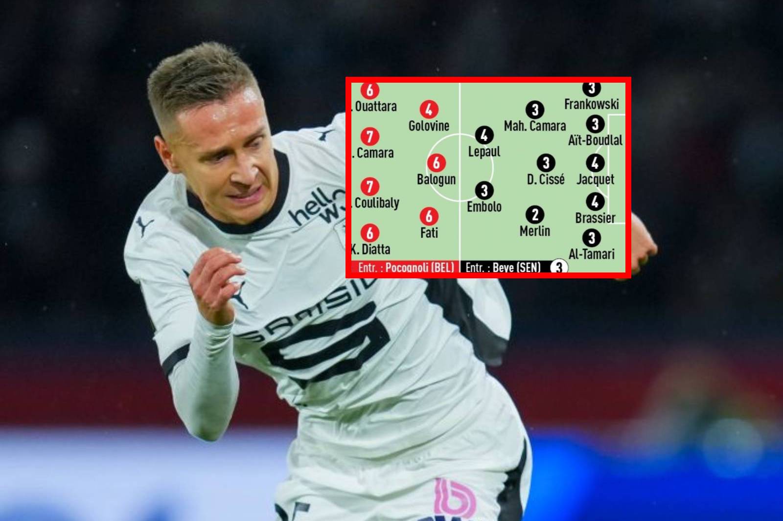 Ta nota mówi wszystko. Francuzi surowo ocenili Polaka