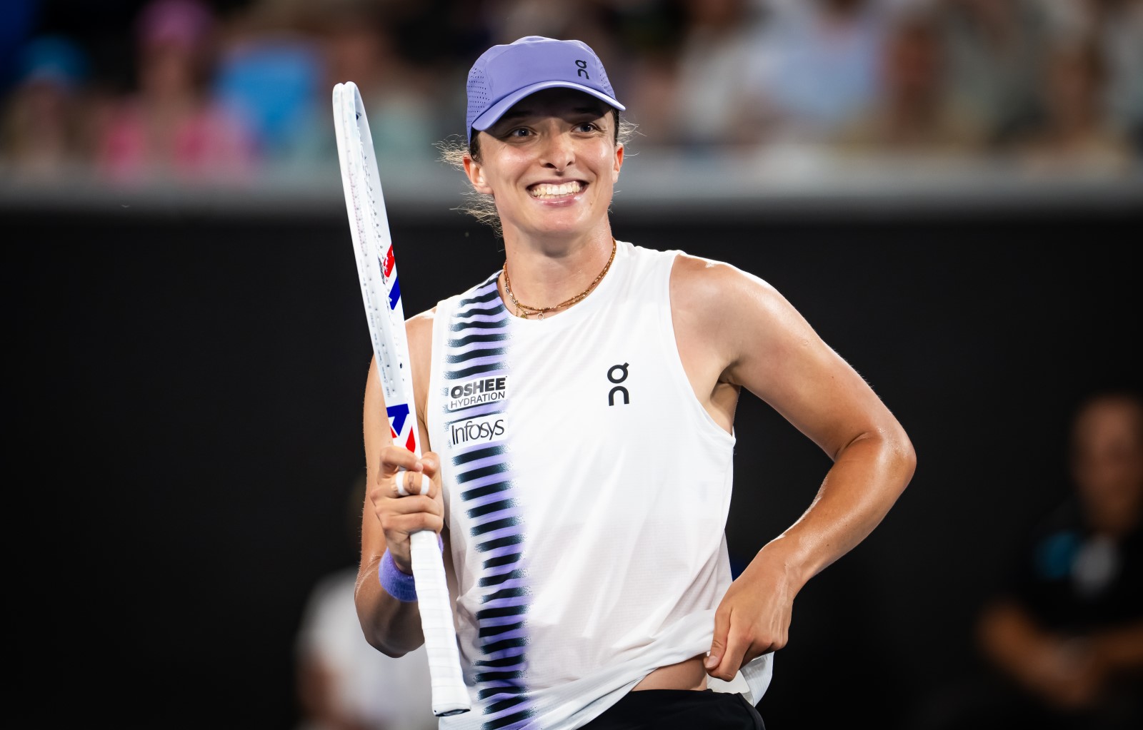 Szaleństwo. Tyle jest już warta rakieta Świątek na WOŚP